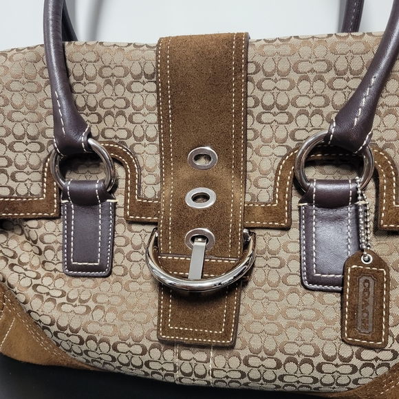 Coach Suede Bag - Picture 2 of 11